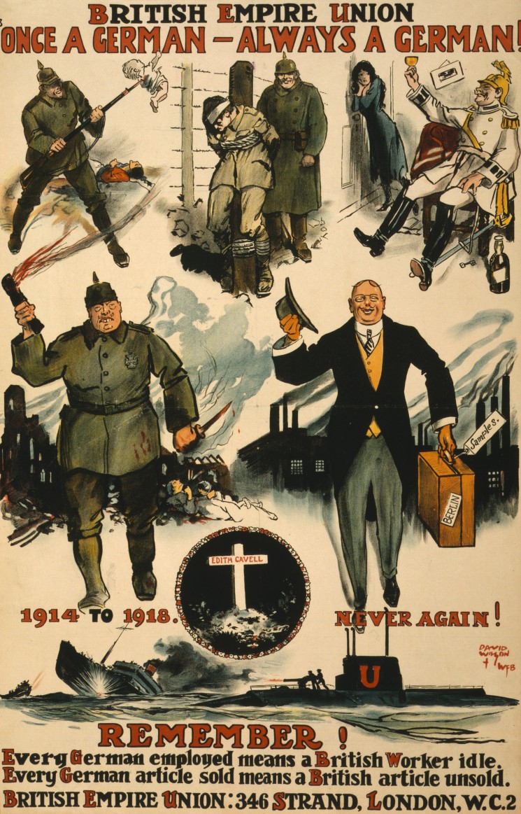 British Empire Union WWI poster